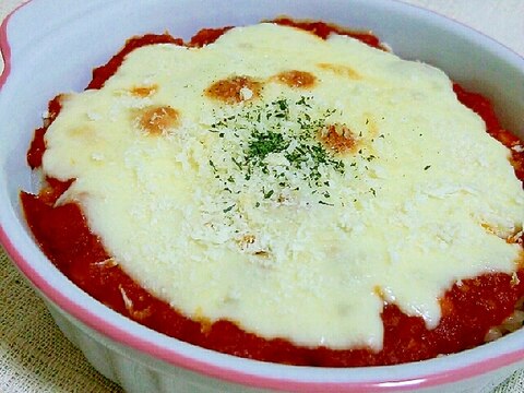 トマトパスタソースで☆簡単美味しいドリア